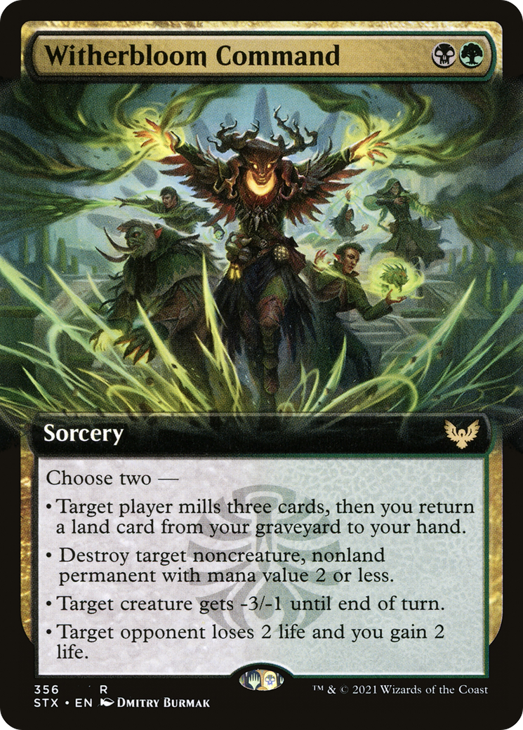 Witherbloom Command (Extended) [Strixhaven: School of Mages]