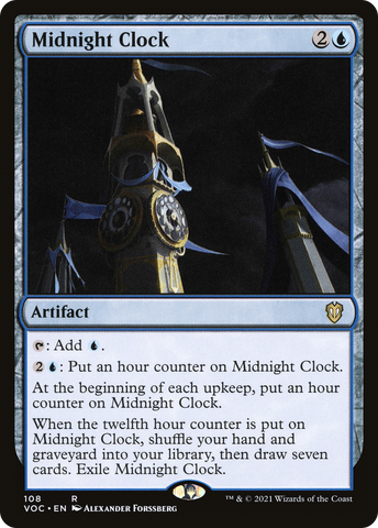 Midnight Clock [Innistrad: Crimson Vow Commander]