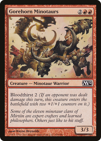 Gorehorn Minotaurs [Magic 2012]