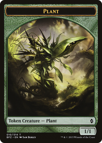 Plant [Battle for Zendikar Tokens]