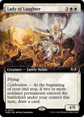 Lady of Laughter (Extended Art) [Wilds of Eldraine]
