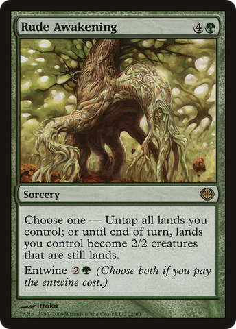 Rude Awakening [Duel Decks: Garruk vs. Liliana]