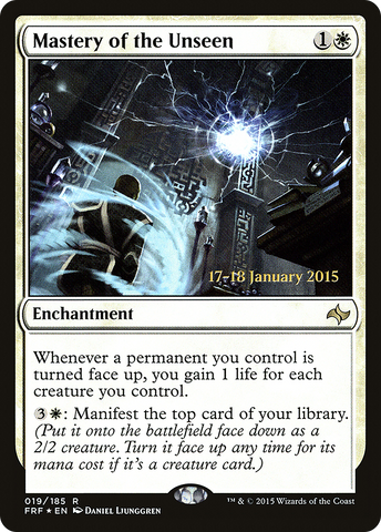 Mastery of the Unseen  [Fate Reforged Prerelease Promos]