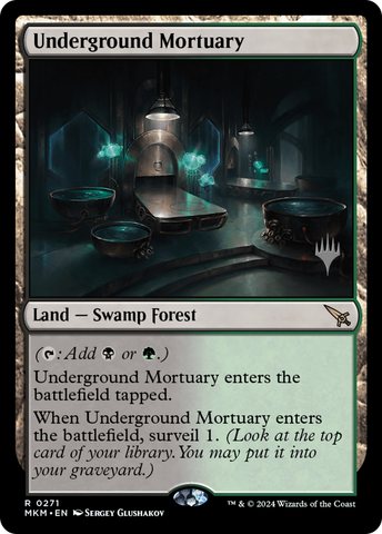 Underground Mortuary (Promo Pack) [Murders at Karlov Manor Promos]