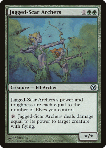 Jagged-Scar Archers [Duels of the Planeswalkers]