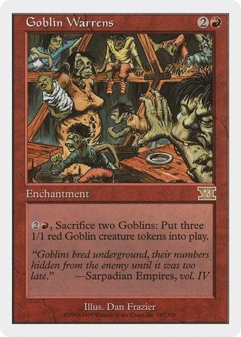 Goblin Warrens [Classic Sixth Edition]