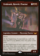 Urabrask, Heretic Praetor (Showcase Art Deco Foil Etched) [Streets of New Capenna]