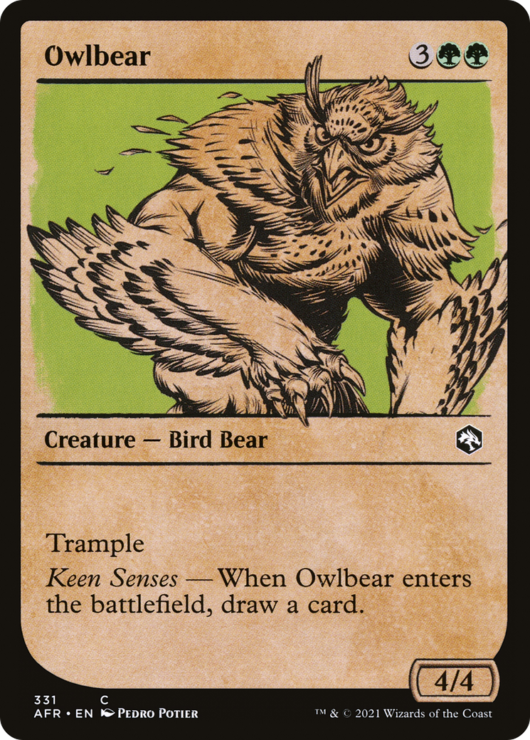 Owlbear (Showcase) [Dungeons & Dragons: Adventures in the Forgotten Realms]