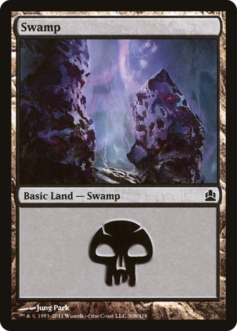 Swamp (308) [Commander 2011]