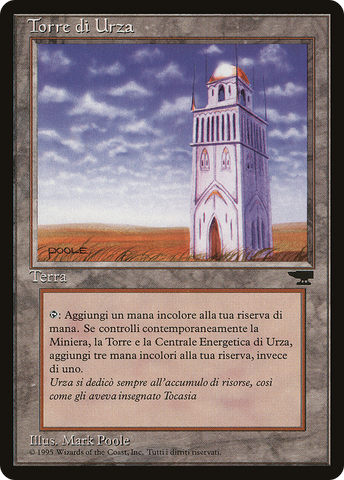 Urza's Tower (Mountains) (Italian) - "Torre di Urza" [Renaissance]