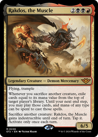 Rakdos, the Muscle (Promo Pack) [Outlaws of Thunder Junction Promos]
