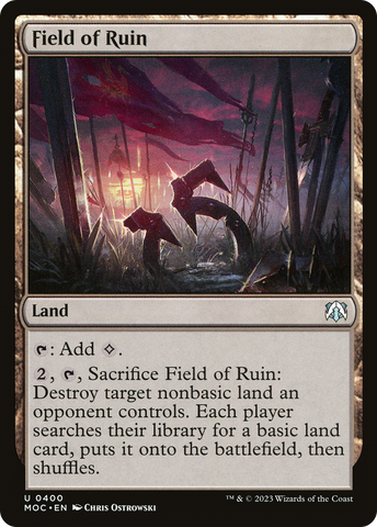 Field of Ruin [March of the Machine Commander]