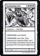 Everlasting Lich (2021 Edition) [Mystery Booster Playtest Cards]