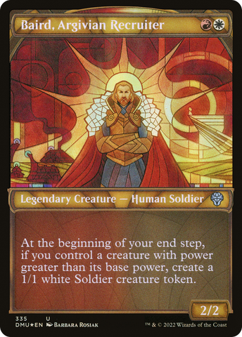 Baird, Argivian Recruiter (Showcase Textured) [Dominaria United]