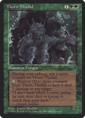 Thorn Thallid (Jesper Myrfors) [Fallen Empires]