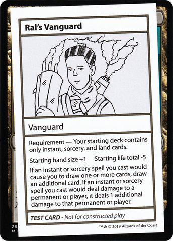 Ral's Vanguard (2021 Edition) [Mystery Booster Playtest Cards]