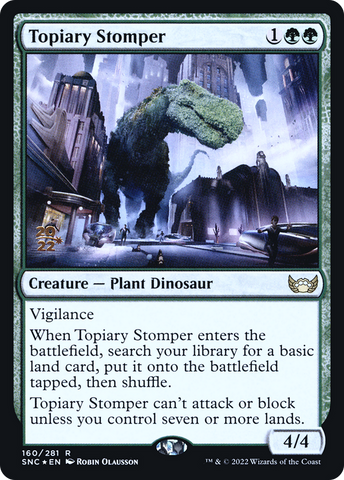 Topiary Stomper [Streets of New Capenna Prerelease Promos]