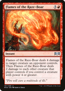Flames of the Raze-Boar [Ravnica Allegiance]