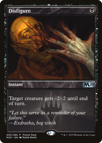 Disfigure (Promo Pack) [Core Set 2020 Promos]