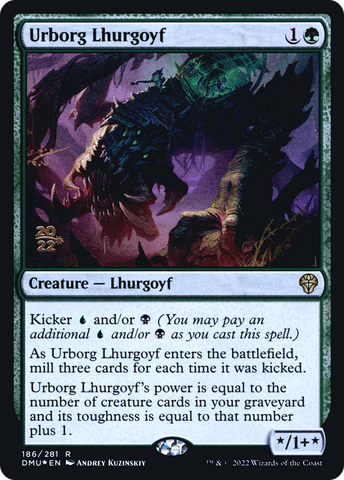 Urborg Lhurgoyf [Dominaria United Prerelease Promos]
