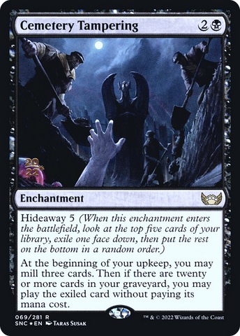 Cemetery Tampering [Streets of New Capenna Prerelease Promos]