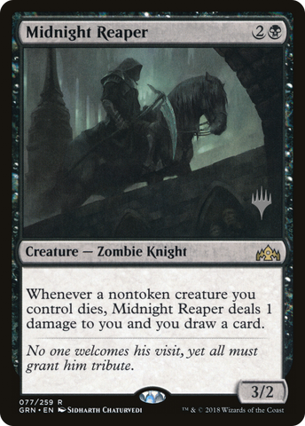 Midnight Reaper (Promo Pack) [Guilds of Ravnica Promos]