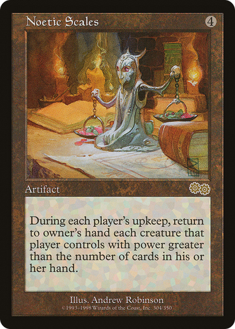 Noetic Scales [Urza's Saga]