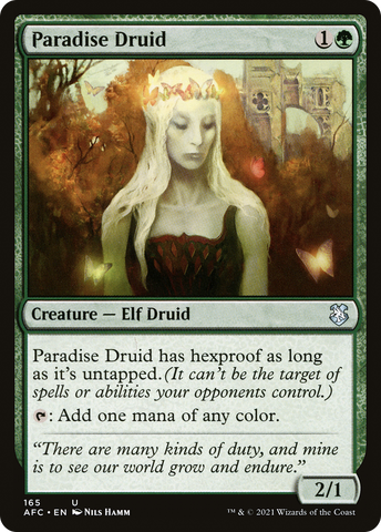 Paradise Druid [Dungeons & Dragons: Adventures in the Forgotten Realms Commander]