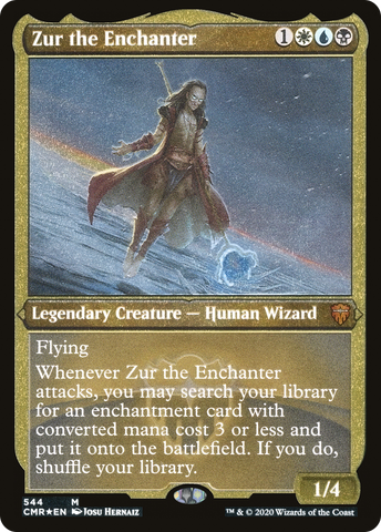 Zur the Enchanter [Commander Legends Etched]
