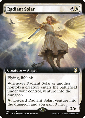 Radiant Solar (Extended) [Dungeons & Dragons: Adventures in the Forgotten Realms Commander]