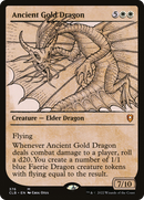 Ancient Gold Dragon (Showcase) [Commander Legends: Battle for Baldur's Gate]
