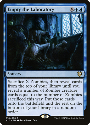 Empty the Laboratory [Innistrad: Midnight Hunt Commander]