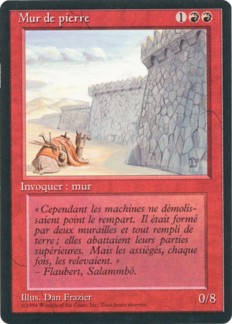 Wall of Stone [Foreign Black Border]