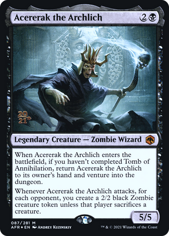 Acererak the Archlich [Dungeons & Dragons: Adventures in the Forgotten Realms Prerelease Promos]