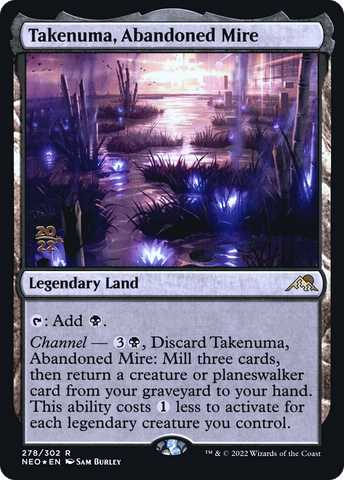 Takenuma, Abandoned Mire [Kamigawa: Neon Dynasty Prerelease Promos]