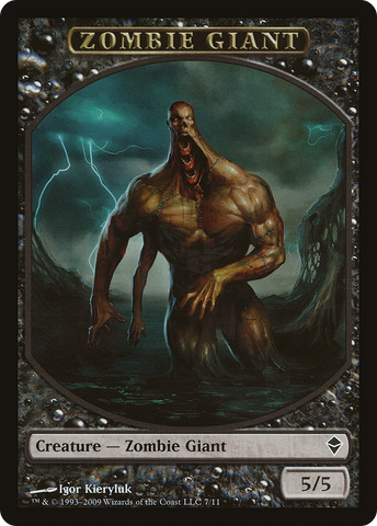 Zombie Giant [Zendikar Tokens]