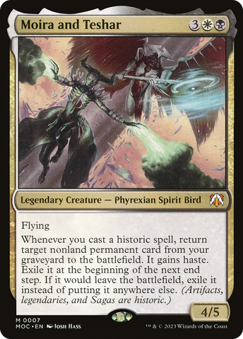 Moira and Teshar [March of the Machine Commander]