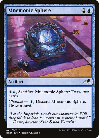 Mnemonic Sphere [Kamigawa: Neon Dynasty]