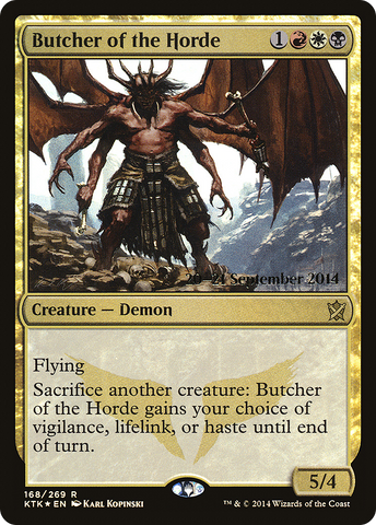Butcher of the Horde  [Khans of Tarkir Prerelease Promos]