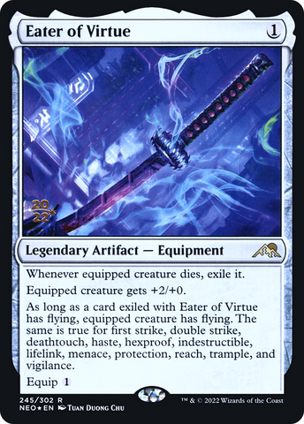 Eater of Virtue [Kamigawa: Neon Dynasty Prerelease Promos]