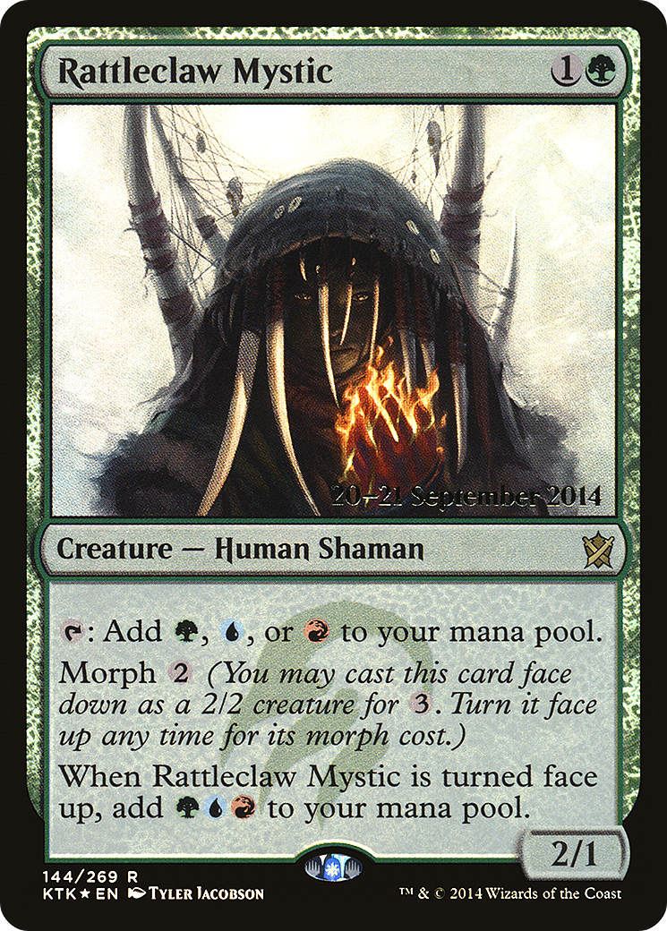 Rattleclaw Mystic  [Khans of Tarkir Prerelease Promos]