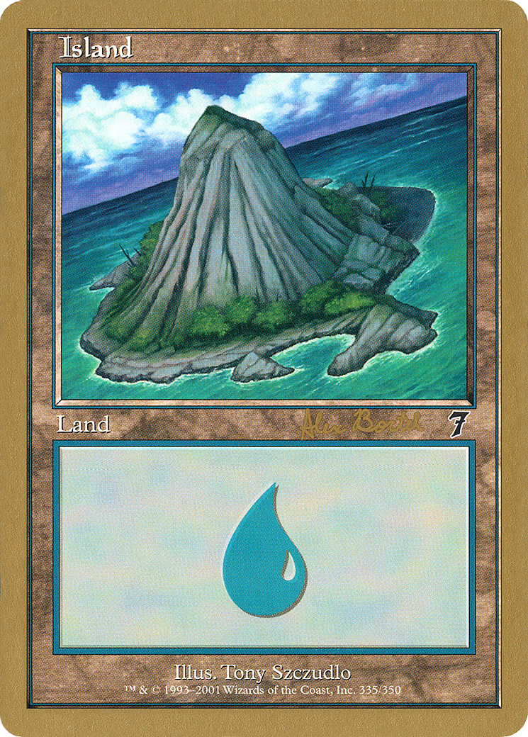 Island (ab335b) (Alex Borteh) [World Championship Decks 2001]