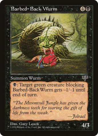Barbed-Back Wurm [Mirage]
