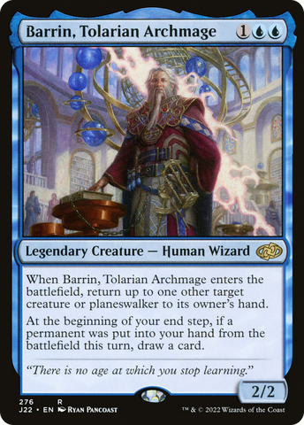 Barrin, Tolarian Archmage [Jumpstart 2022]