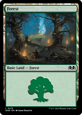 Forest (0276) [Wilds of Eldraine]