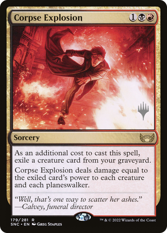 Corpse Explosion (Promo Pack) [Streets of New Capenna Promos]