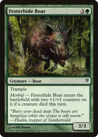 Festerhide Boar [Duel Decks: Jace vs. Vraska]