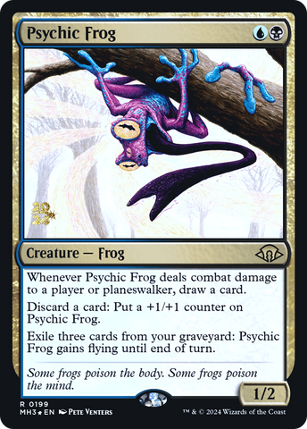 Psychic Frog [Modern Horizons 3 Prerelease Promos]