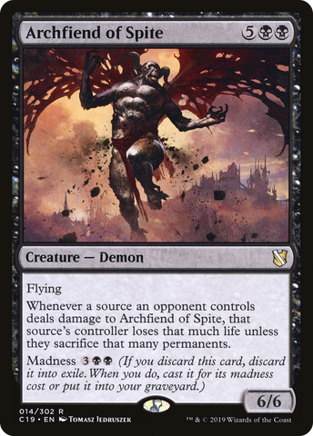 Archfiend of Spite [Commander 2019]