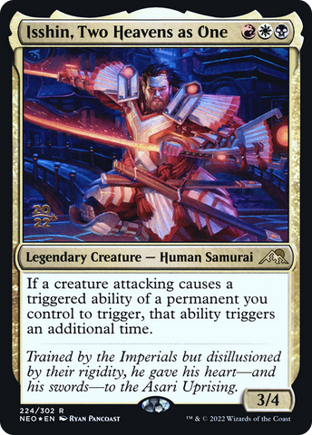 Isshin, Two Heavens as One [Kamigawa: Neon Dynasty Prerelease Promos]